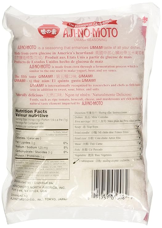 Ajinomoto MSG 454g – Umami Flavour Enhancer Seasoning