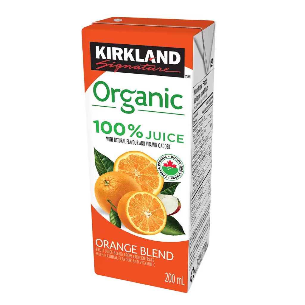 Kirkland Signature Organic Juice Boxes 40 x 200ml – Summer Lunch Drinks