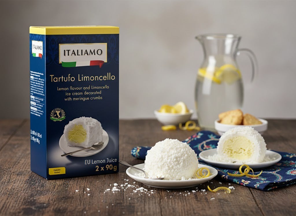 Tartufo Limoncello 2 x 90g Summer Refreshing Dessert