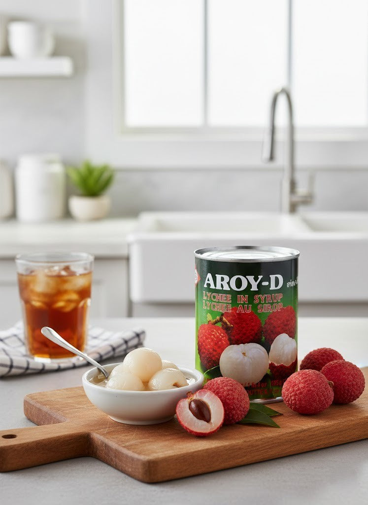 Aroy-D Lychee in Syrup – Sweet Tropical Lychee Fruit Dessert