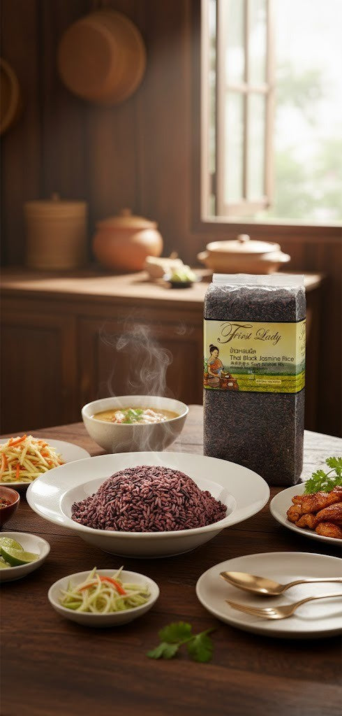 First Lady Black Jasmine Rice – Premium Aromatic Whole Grain Rice
