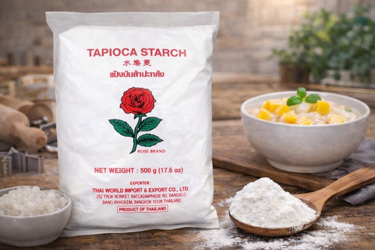 Rose Brand Tapioca Flour – Premium Fine Tapioca Starch for Cooking & Baking