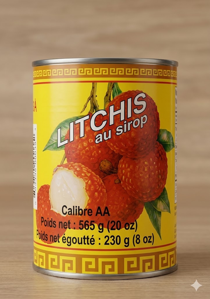 CHAOKOH Lychee in Heavy Syrup AA Tropical Fruit for Desserts Drinks Recipes