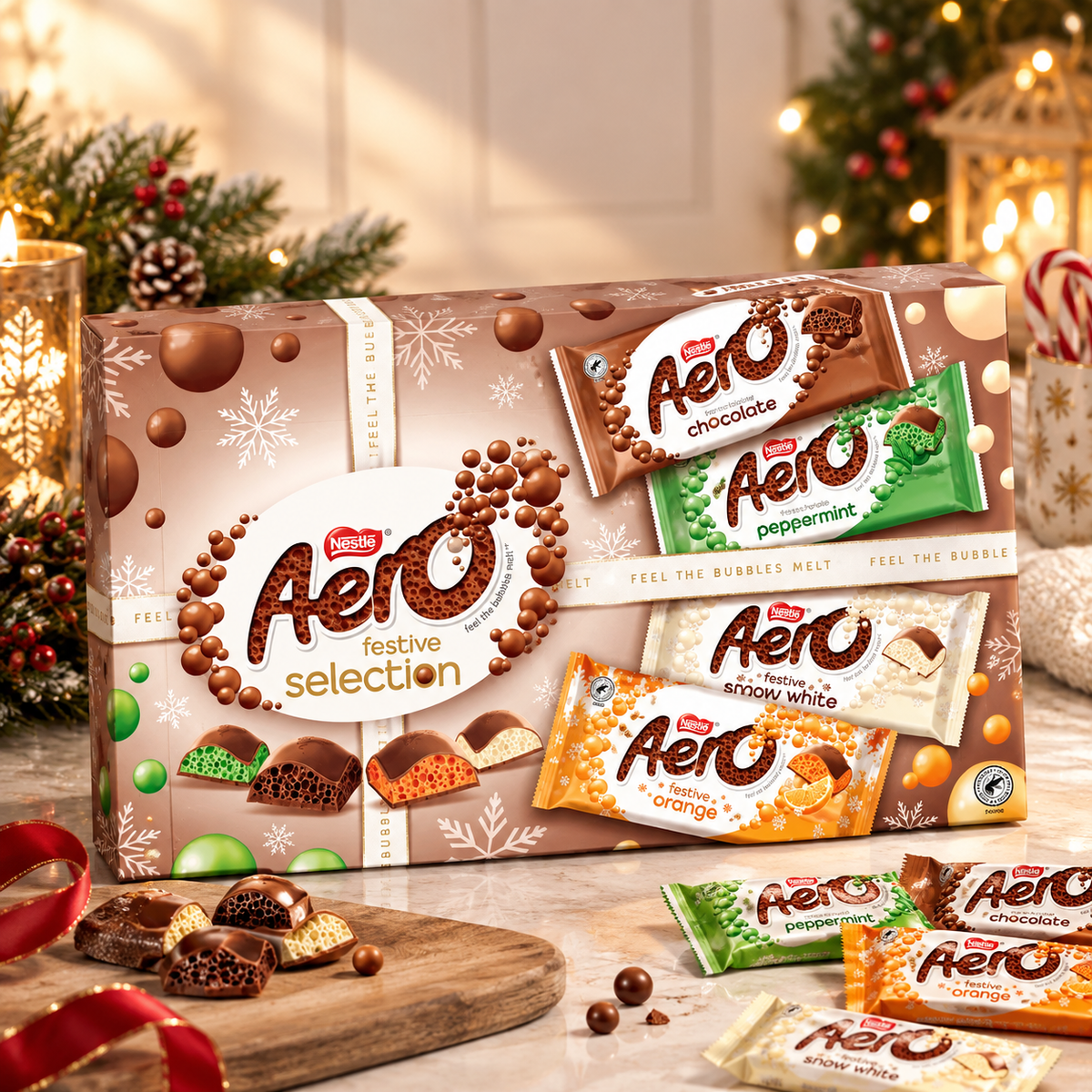 Aero Chocolate Festive Selection Box 360g (Pack of 1)