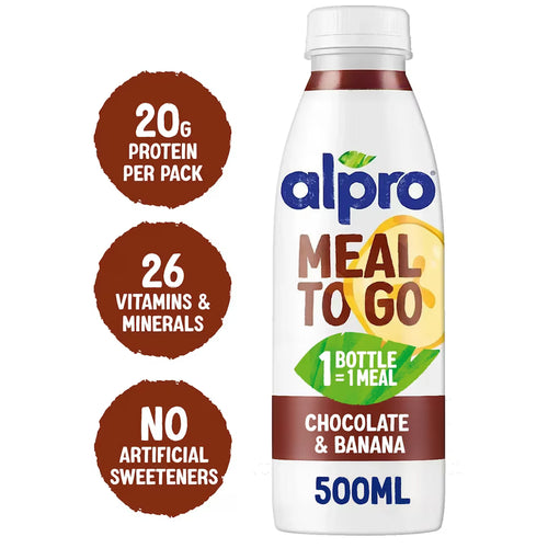 Alpro Meal To Go Chocolate & Banana Flavour Drink 500ml