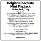 Belgian Chocolate Mini Flapjack 28 Per Pack