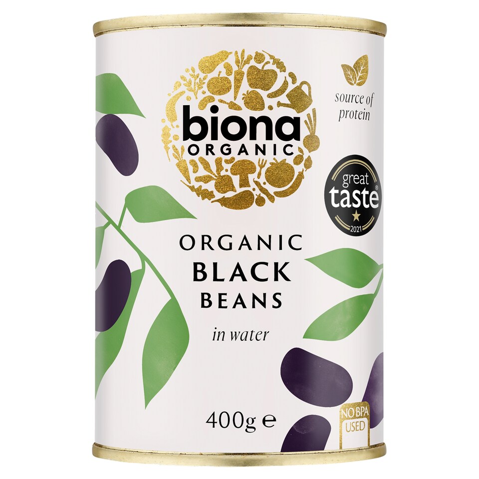 Biona Organic Black Beans 400G (Pack of 1)
