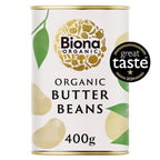Biona Organic Butter Beans 400g (Pack of 1)