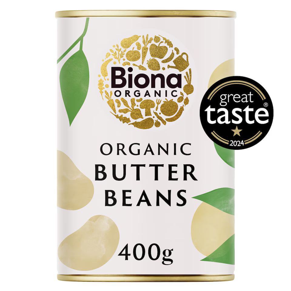 Biona Organic Butter Beans 400g (Pack of 1)