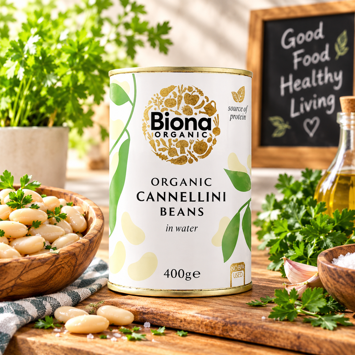 Biona Organic Cannellini Beans 400g (Pack of 1)