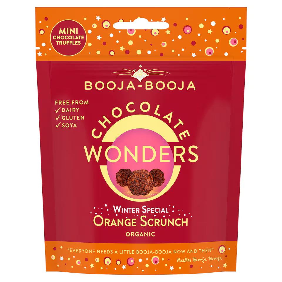 Booja-Booja Orange Scrunch Chocolate Wonders 65g (Pack of 1)
