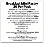 Breakfast Mini Pastry 30 Per Pack