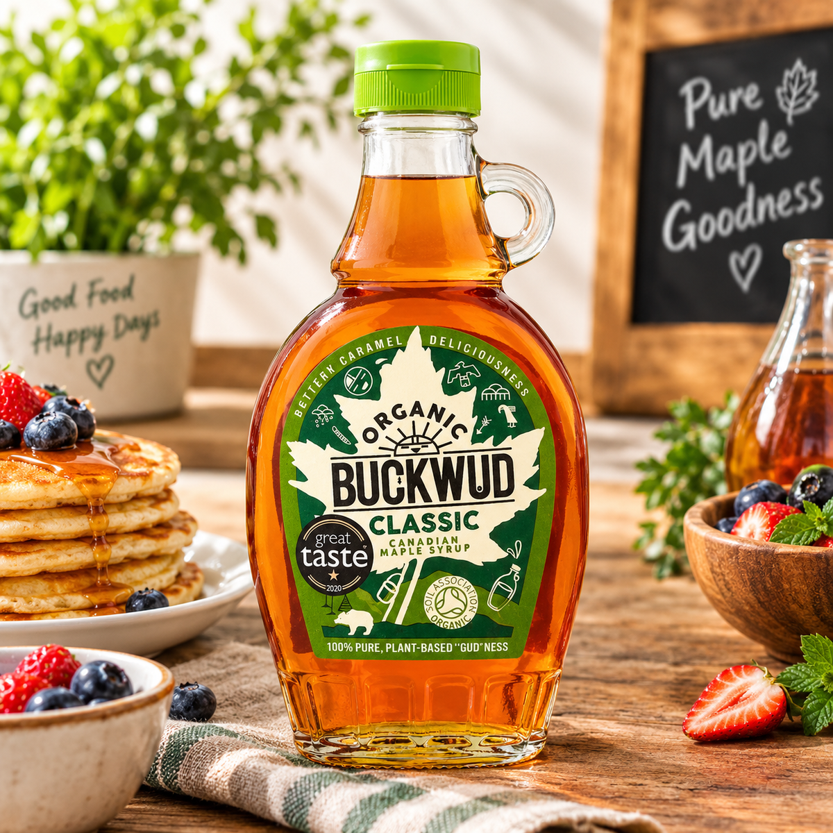 Buckwud Organic Maple Syrup 250G (Pack of 1)