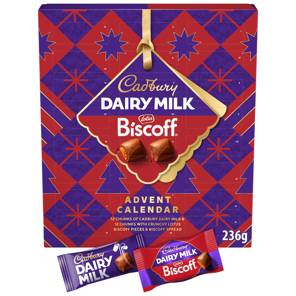 CADBURY LOTUS BISCOFF CHUNK ADVENT 236G (Pack of 1)