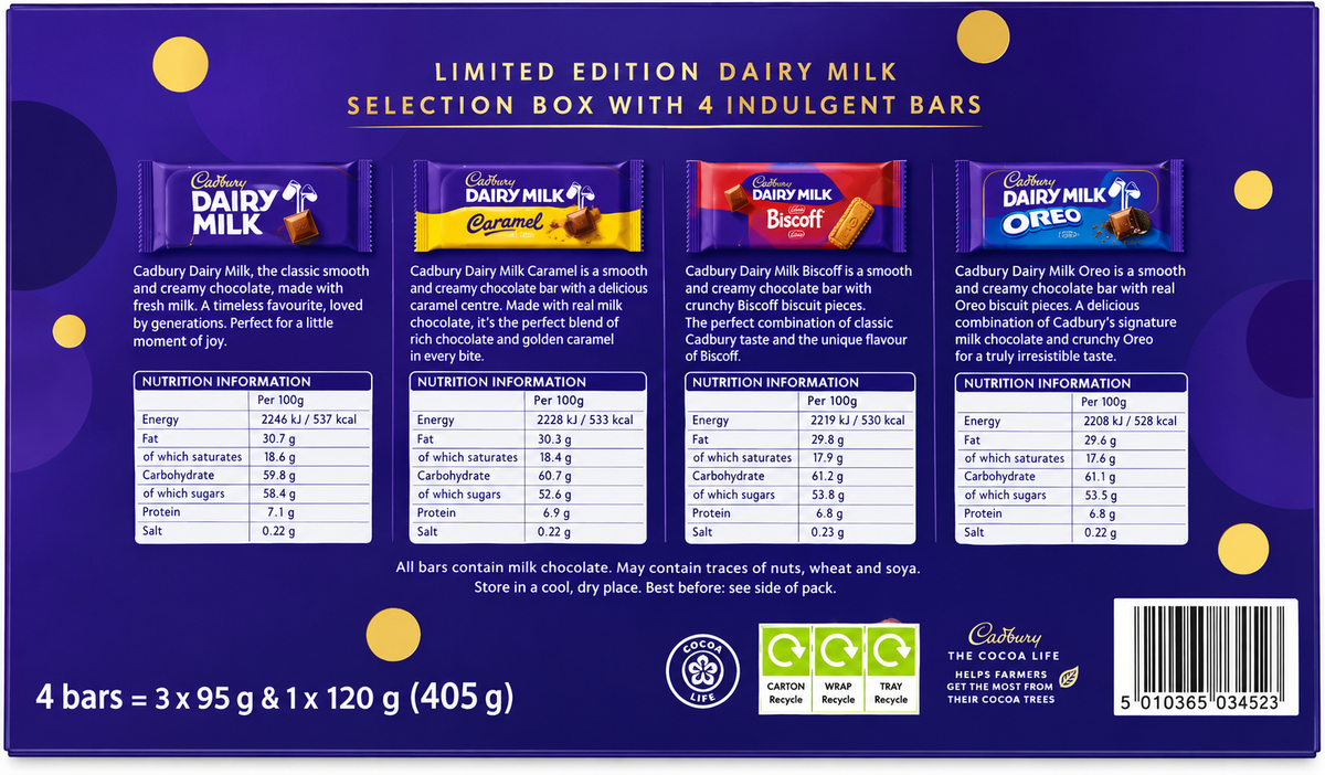 CADBURY SELECTION BOX 405G (Pack of 1)