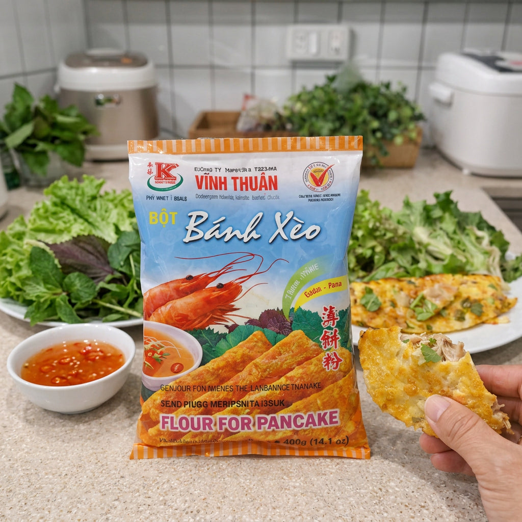 CL VT Flour for Pancake Banh Xeo 400g – Vietnamese Crispy Pancake Mix