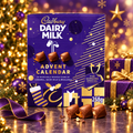 Cadbury Dairy Milk Chocolate Chunks Xmas Advent Calendar 258g (Pack of 1)