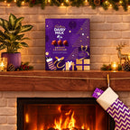 Cadbury Dairy Milk Chocolate Chunks Xmas Advent Calendar 258g (Pack of 1)