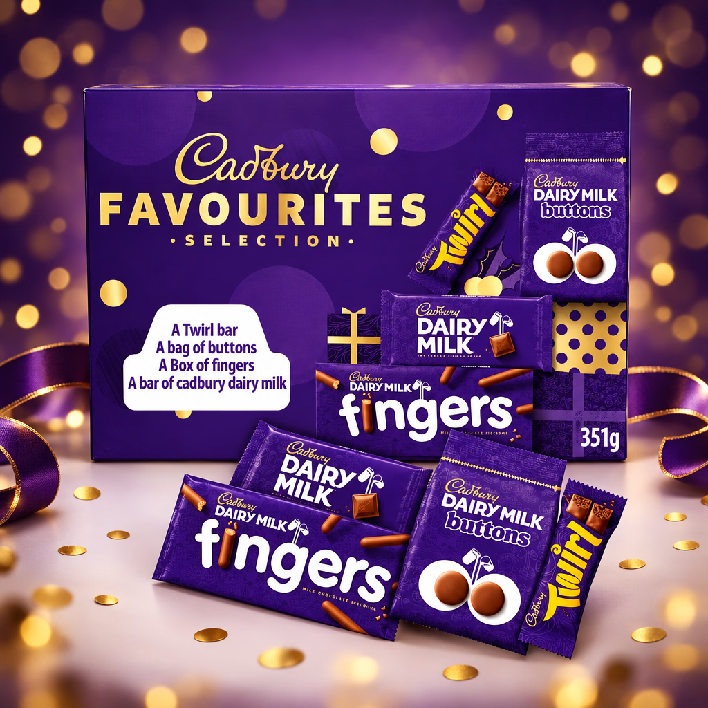 Cadbury Favourites Selection box 351g (Pack of 1)
