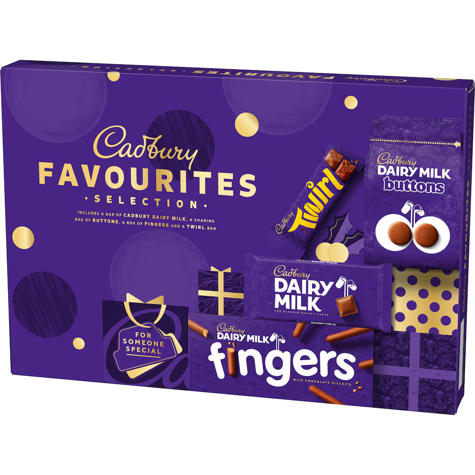 Cadbury Favourites Selection box 351g (Pack of 1)