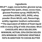 Cadbury Dairy Milk Chocolate Chunks Xmas Advent Calendar 258g (Pack of 1)