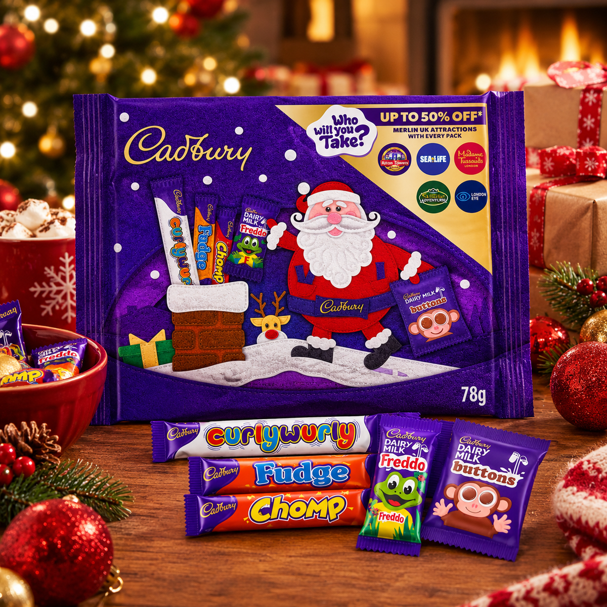 Cadbury Small Xmas Selection Box 78G (Pack of 1)