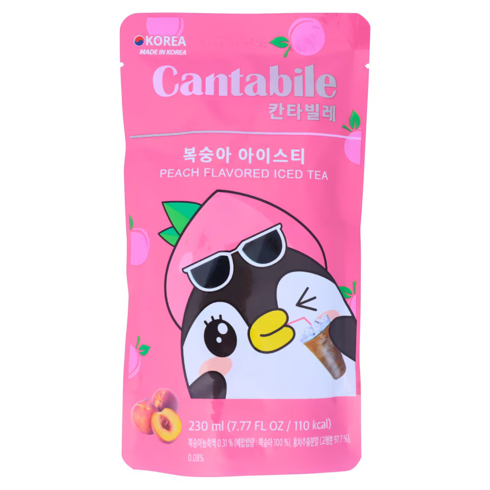 Cantabile Peach Flavour Ice Tea 230ml (Pack of 1)