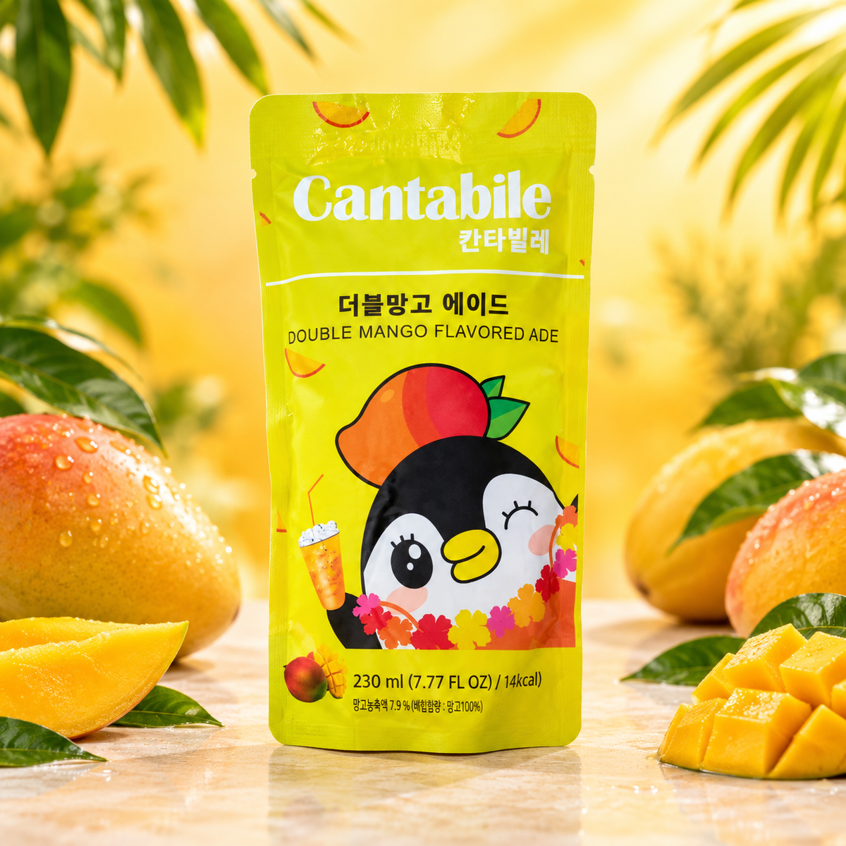 Cantabile Double Mango Flavored Ade 230ml (Pack of 1)