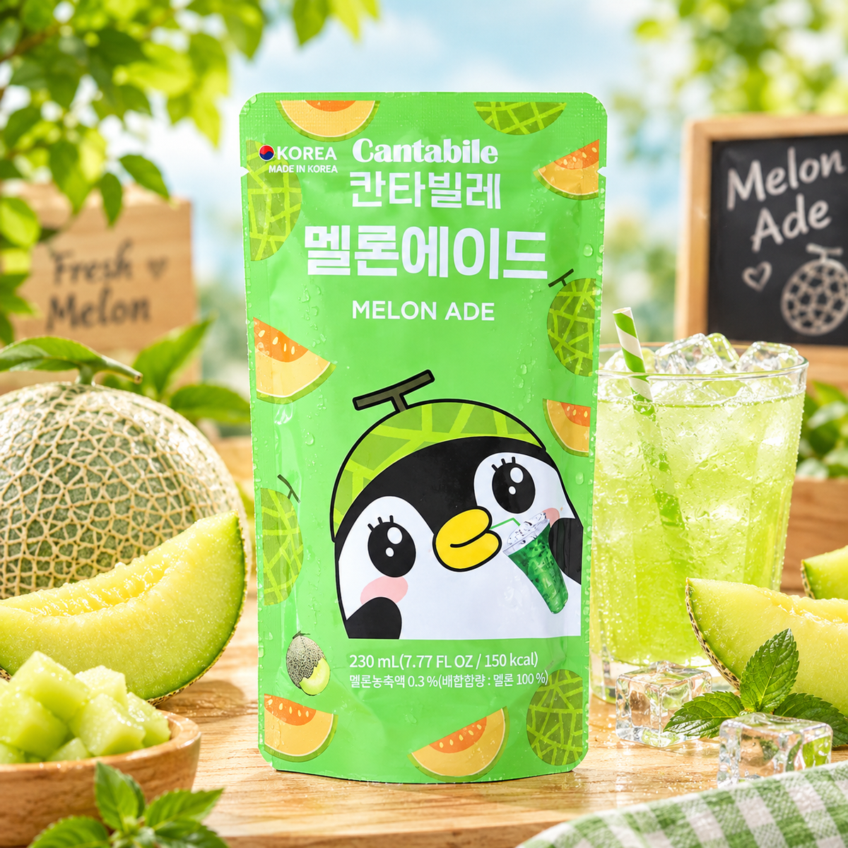 Cantabile Melon Flavored Ade 230ml (Pack of 1)