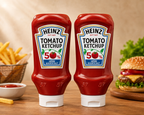Heinz Tomato Ketchup 50/50, 2 x 880g