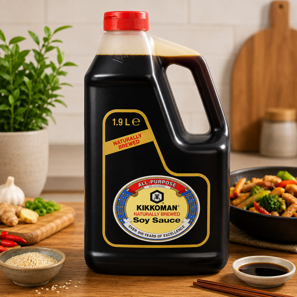 Kikkoman Soy Sauce, 1.9L