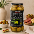 Kirkland Signature Spanish Queen Pimiento Stuffed Olives, 595g