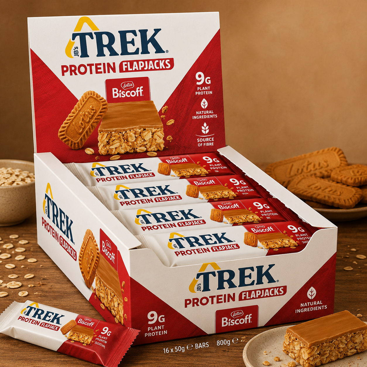 Trek Biscoff Flapjack, 800g