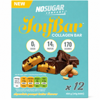 No Sugar Company Joy Bar Chocolate & Peanut Butter Collagen Bar, 12 x 40g