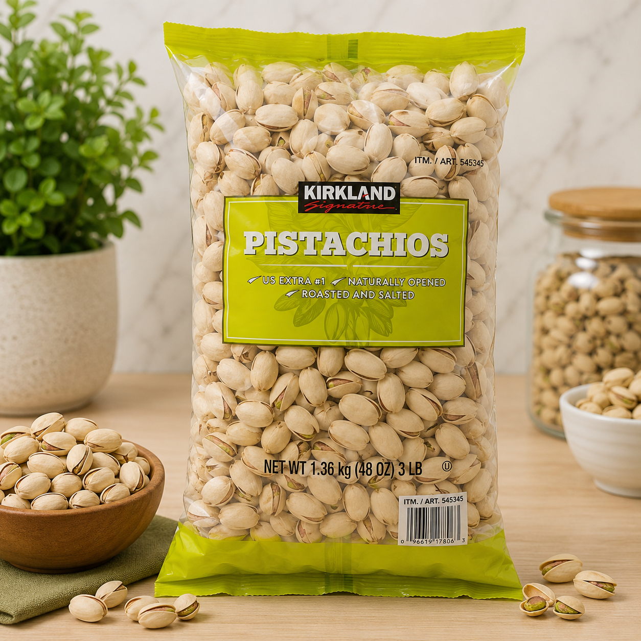 Kirkland Signature Pistachios, 1.36kg