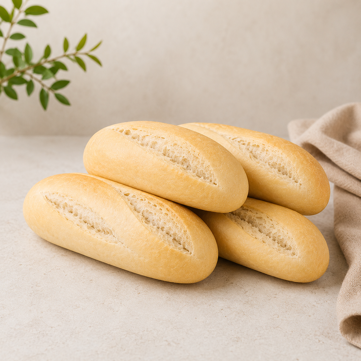 Part Baked White Baguettes 2 Pack