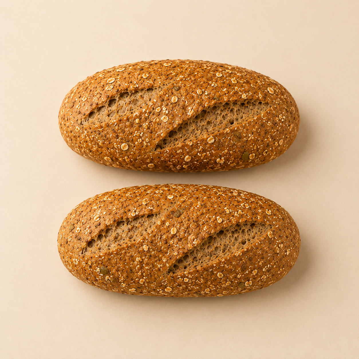 Multigrain Part Baked Baguettes with Sourdough 2 Pack 250g