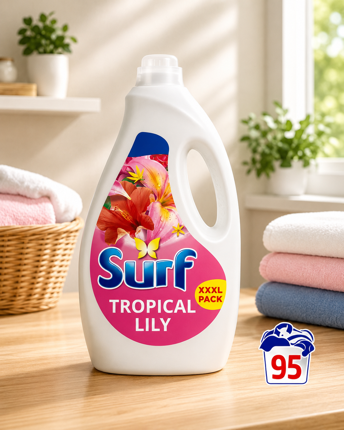 Surf Tropical Lily Laundry Liquid, 95 Wash