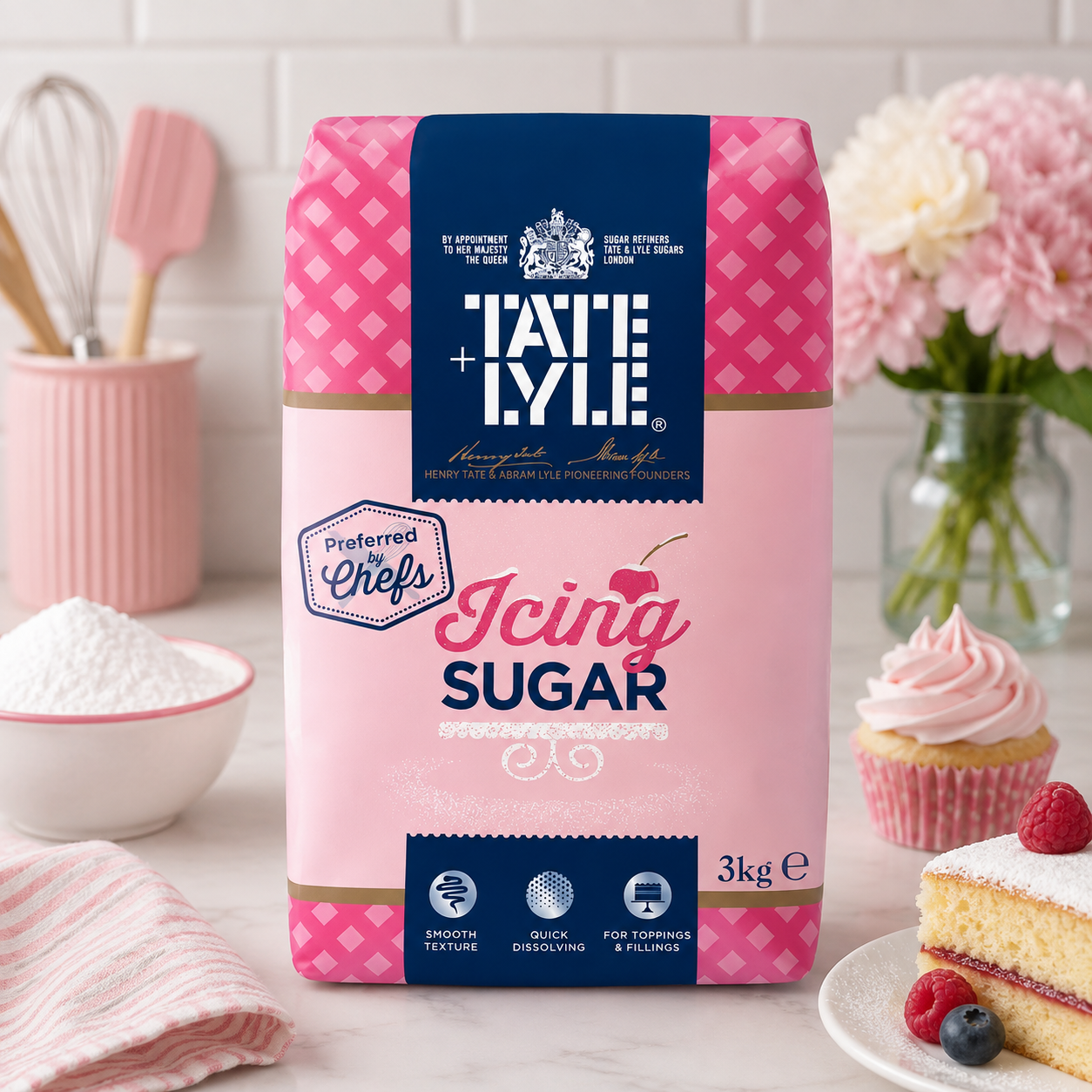 Tate & Lyle Fairtrade Icing Sugar, 3kg