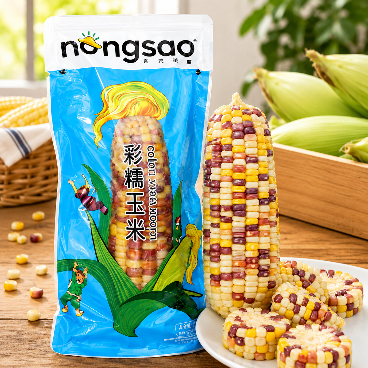 Nongsao Whole Glutinous Corn – Soft & Chewy Waxy Corn