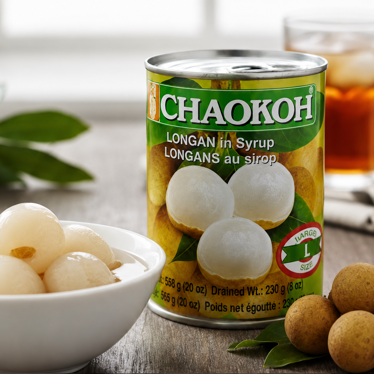 Chaokoh Longan in Syrup – Sweet Tropical Longan Fruit Dessert