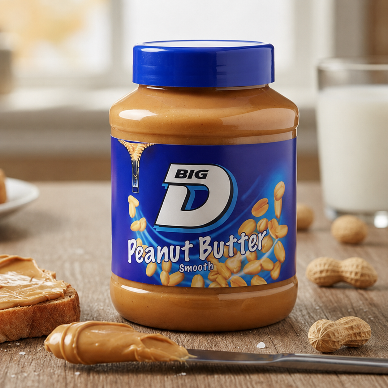 Duerr's Smooth Peanut Butter (L) – Creamy Roasted Peanut Spread