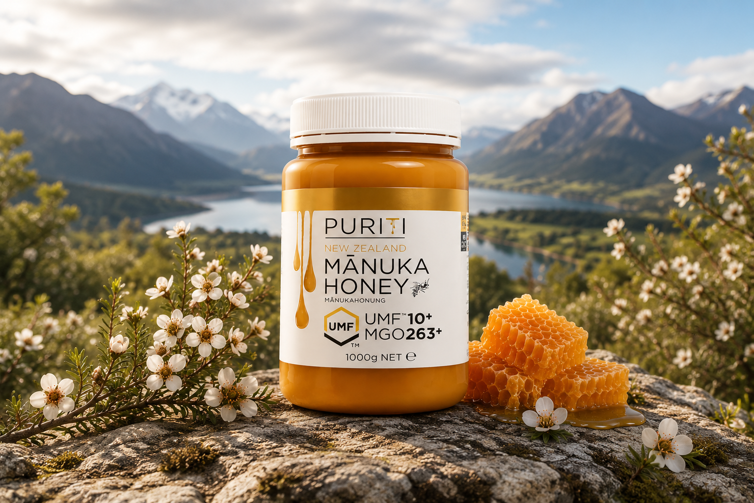 PURITI Manuka Honey |From New Zealand (UMF 10+ MGO 263+)
