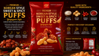 Premium Korean Style Sweet & Spicy Puffs, 300g