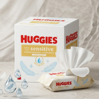 Huggies Plastic Free Extra Care Baby Wipes, 8 x 48 Wipes