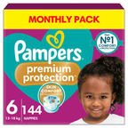 Pampers Premium Protection, Size 6, 144 Pack