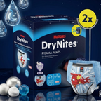 Huggies DryNites Bedwetting Pyjama Nappy Pants Boys Aged 4-7, 32 pants