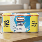 Regina Blitz Household Towel, 4 x 3 Pack (70 Sheets)