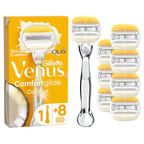 Gillette Venus Comfortglide with Olay, Platinum Metal
