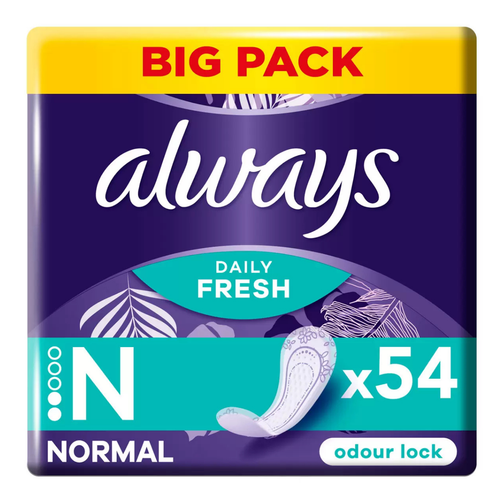 Always Dailies Panty Liners, 3 x 54 Pack